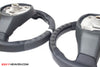 Handcrafted Steering Wheel for Model 3/Y - REAL Glossy Carbon Fiber