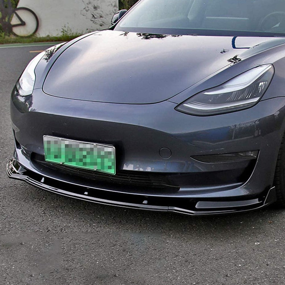 Aero Front Bumper Spoiler Lip For Model 3