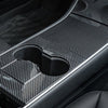 Carbon Fiber Center Console Trim Cover For Model 3