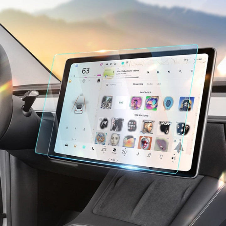 Tempered Glass Screen Protector for Center Control
