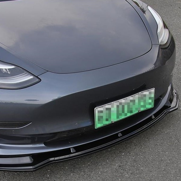 Aero Front Bumper Spoiler Lip For Model 3