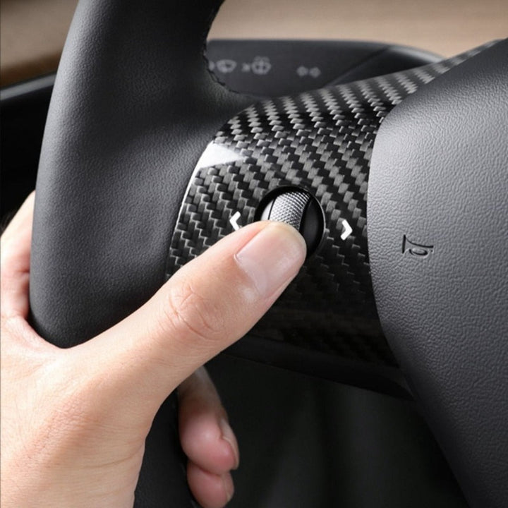 Carbon Fiber 3-Piece Steering Wheel Casing
