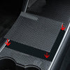 Carbon Fiber Center Console Trim Cover For Model 3