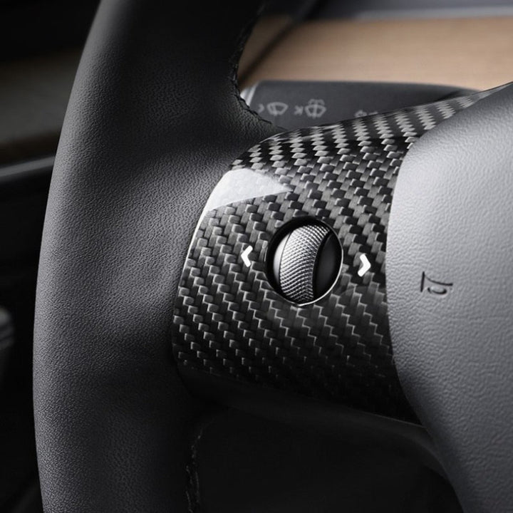 Carbon Fiber 3-Piece Steering Wheel Casing