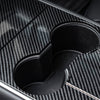 Carbon Fiber Center Console Trim Cover For Model 3