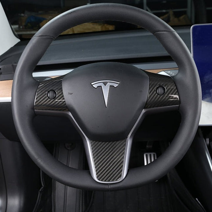 Carbon Fiber 3-Piece Steering Wheel Casing