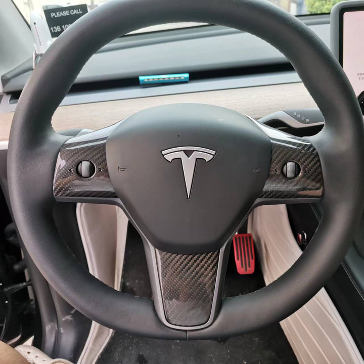 Carbon Fiber 3-Piece Steering Wheel Casing