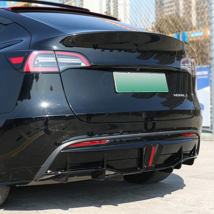 Rear Bumper Diffuser with Light for Model Y