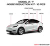 10-Piece Road Noise Reduction Kit for Model 3/Y (2016-2023)