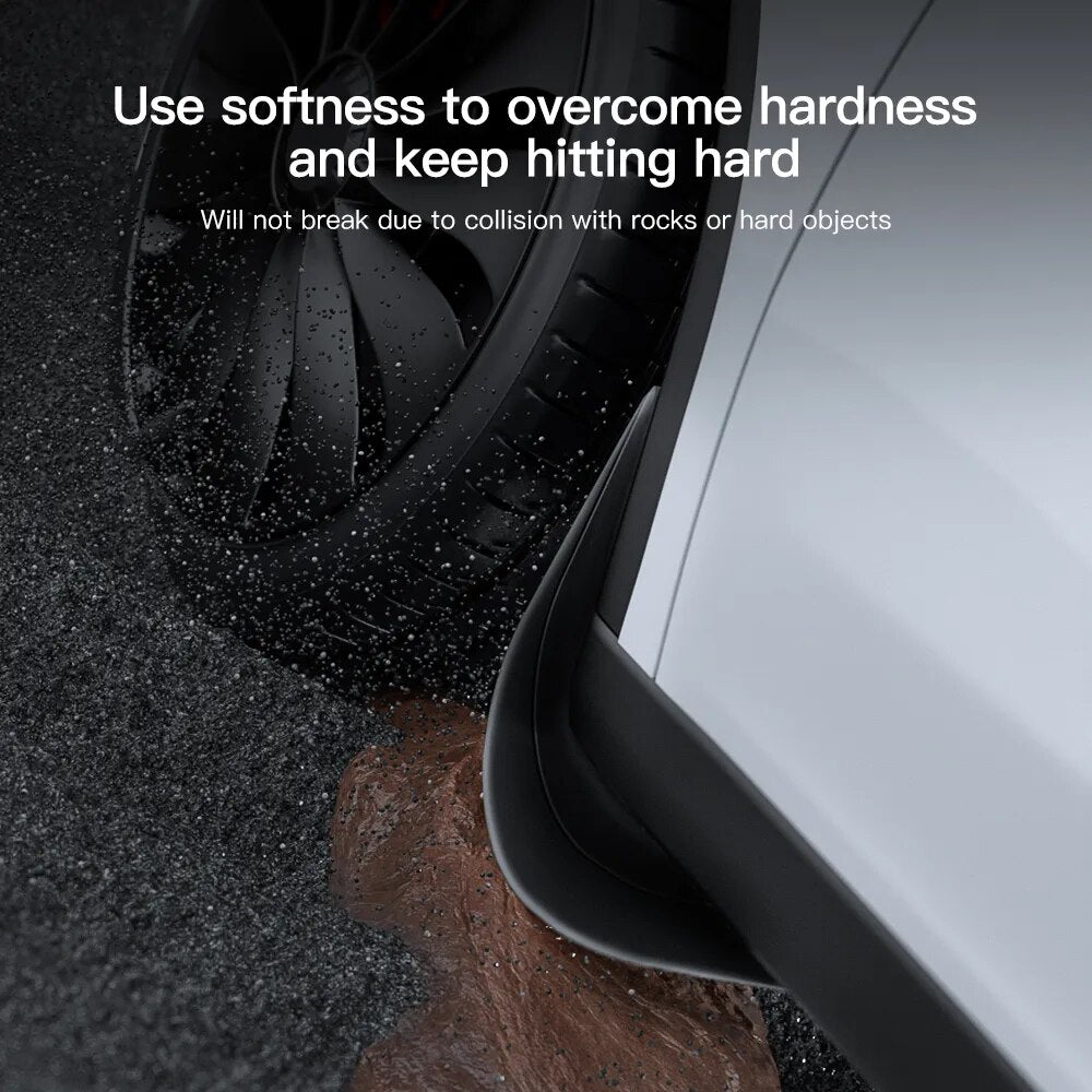 TPE Non Perforated Mudguard Set for Model 3/Y