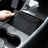 Carbon Fiber Center Console Trim Cover For Model 3