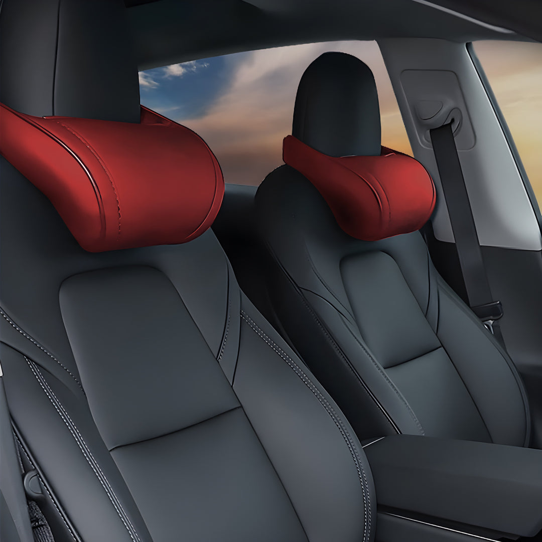 Headrest Memory Foam Pillow Set