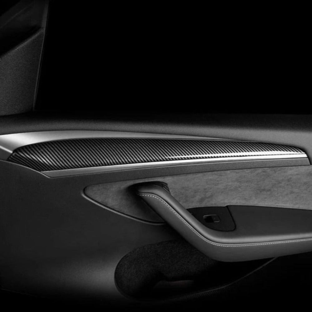 Carbon Fiber Dashboard Panel Trim For Model 3 / Y