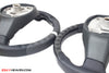 Handcrafted Steering Wheel for Model 3/Y - REAL Matte Carbon Fiber