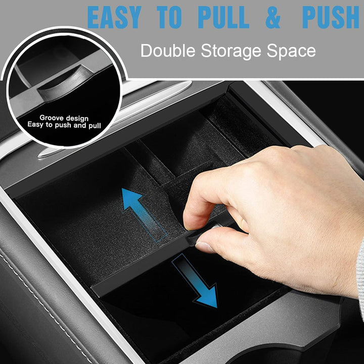 Center Armrest Hidden Storage Box