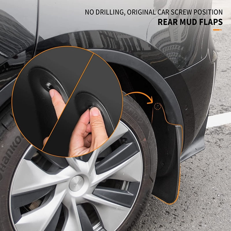 Fender Splash Guard Set for Model 3/Y