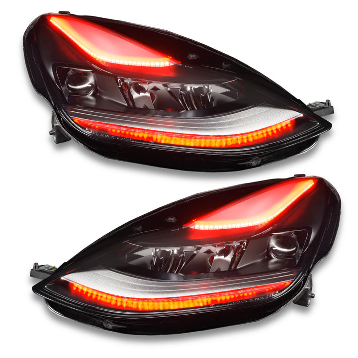 Oracle 2021+ Tesla Model 3 Dynamic ColorSHIFT  Headlight DRL Upgrade Kit